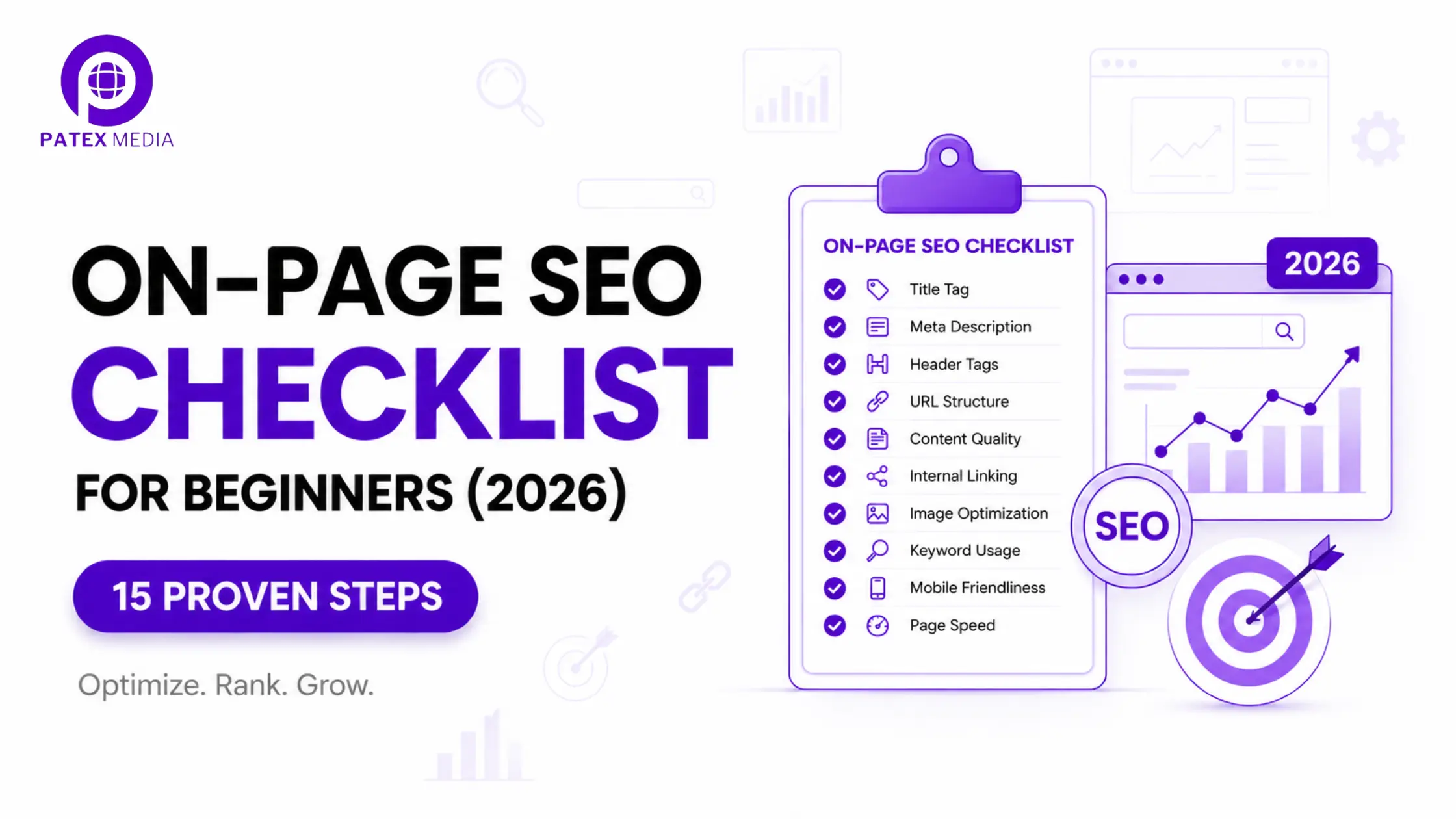 On-Page SEO Checklist for Beginners (2026): 15 Proven Steps to Rank #1